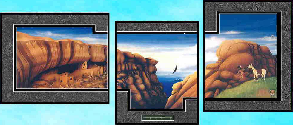Ancient Ones - Early Pueblo Indians of what are now New Mexico, Arizona, Utah, and Colorado.  The most famous of the Ancient Ones houses is at Mesa Verde in Colorado.